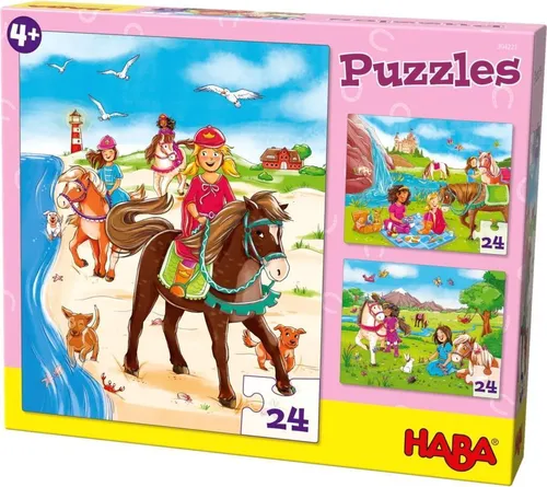 Haba Puzzles Pferdefreundinnen