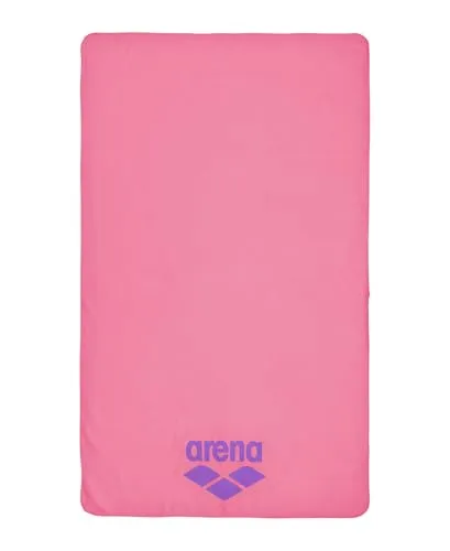 arena Mikrofaser Handtuch - Leichtes und saugfähiges Sport Handtuch aus 100% recyceltem Polyester, ideal für Schwimmbad, Sport und Reisen. Faltbar und mit elastischem Band für einfache Aufbewahrung. Maße: 150 x 90 cm.