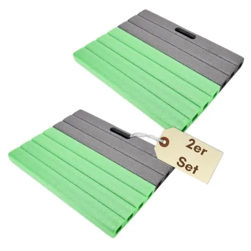 2er Set Kniekissen Garten Kniematte Gartenarbeit Knieschützer Schutz Kniekissen Matte Sitzkissen Kniepolster Mehrzweck Knieschoner Arbeiten 40x30