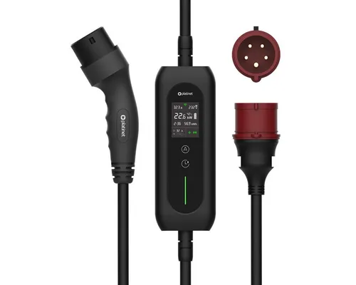Könner & Söhnen Platinet 46233 eMobility Ladekabel 5 m - Hochwertiges Ladekabel für Elektrofahrzeuge, CEE 32, 22 kW, 32 A, 5 m lang. Ideal für den flexiblen Einsatz unterwegs oder zu Hause.