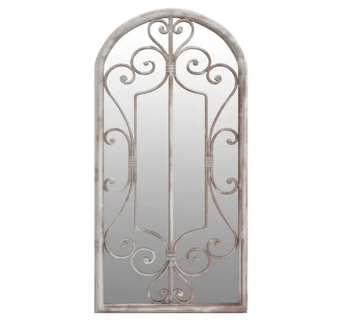 vidaXL Gartenspiegel 70x30cm in beige von vidaXL