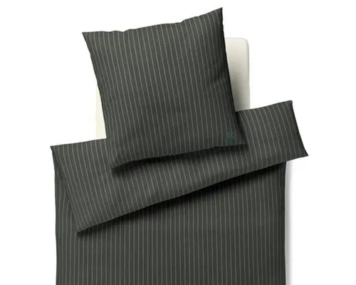 JOOP! Bettwäsche Soft Stripes, Flanell, 1 teilig grün in grün von JOOP!