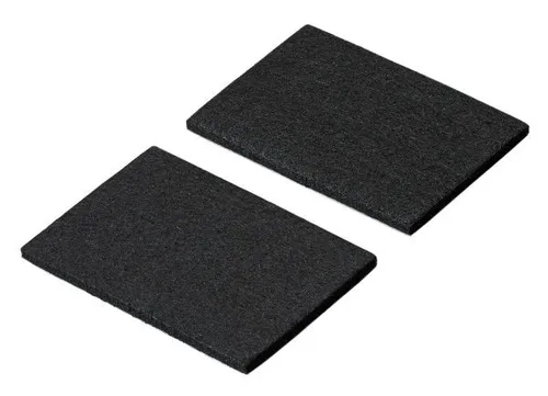 Hettich Filzzuschnitt schwarz 60 x 90 x 4.5 mm - 2 Stück Filzgleiter