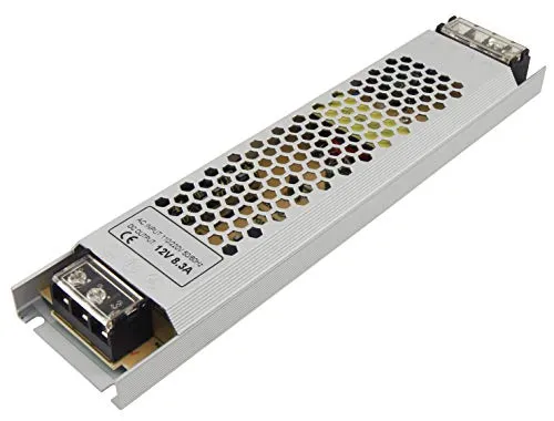 McShine LED-Trafo elektronisch | 100W, 12V DC Ausgang | 220–240V Eingang | 2 Ausgänge | IP20 | Überspannungsschutz | für Innenbereich