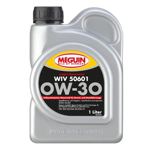 Motoröl Meguin 6323 megol WIV 50601 SAE 0W-30 vollsynth. 1 Liter