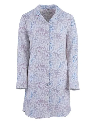 zeitlos Nachthemd Thermo Nachthemd - Aqua Tupfen