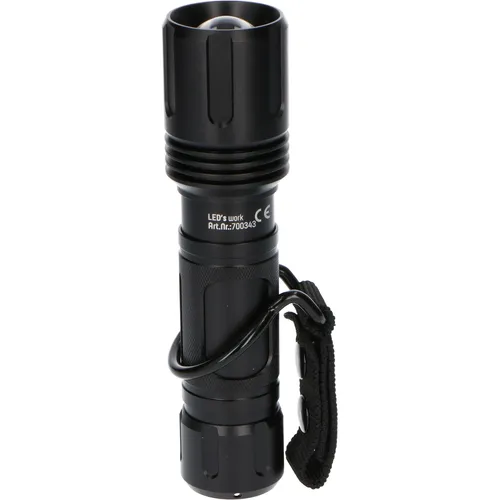 LED-Taschenlampe 20 Watt mit Zoomfunktion - Taschenlampe mit 1500 Lumen, IPX7 wasserdicht und ideal für Outdoor-Aktivitäten oder Notfälle.