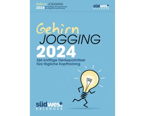 Abreißkalender Gehirnjogging 2024 - 314 knifflige Denksporträtsel fürs tägliche Ko
