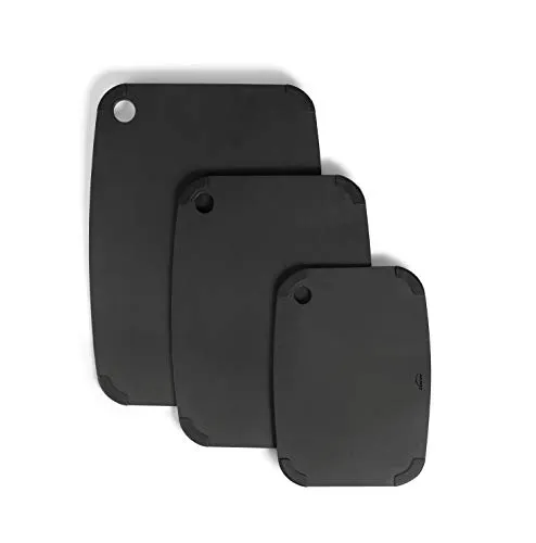 LACOR Schneidebrett, Holzfaser + Silikon, Braun, 30 cm