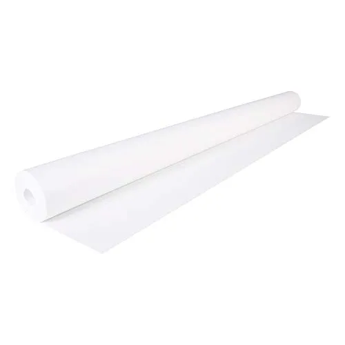 CLAIREFONTAINE Zeichenpapier Weißes Kraftpapier 60g - Hochwertiges, glattes Kraftpapier auf Rolle (200x1m) für kreative Skizzen und Maltechniken. Reißfest und feuchtigkeitsbeständig, ideal für Bleistift, Tusche und Acryl. pH-neutral und säurefrei für langanhaltende Farbbrillanz.