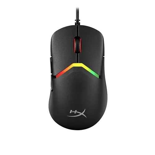 HyperX Pulsefire Saga Gaming Maus - Modular und anpassbar: Diese Gaming-Maus bietet bis zu 26.000 DPI, 8K Polling Rate und RGB-Beleuchtung – ideal für präzises Gaming und individuellen Komfort.