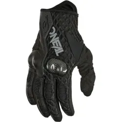 ONeal SGX Motorradhandschuhe - Schwarz/Grau - XXL - Leichter Motorradhandschuh aus Leder und 3D-Mesh für optimalen Schutz und Belüftung. Ideal für Smartphone-Nutzung und zertifiziert nach EN13594 Level 1.