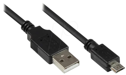GC 2510-MB03 - USB 2.0 Kabel, A Stecker auf Micro B Stecker, 3,0 m