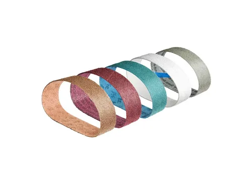 3M Scotch-Brite Vliesband SC-BS 50 x 1500 mm - 3 Stück - Schleifblätter für effektives Reinigen und Finishing, ideal für konturierte Oberflächen und verschiedene Metalle, besonders langlebig und flexibel.