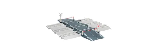 Roco 40022 H0 Bahnübergang (Bausatz) für ROCO LINE mit Bettung