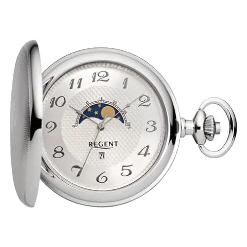 Regent Analog Quarz Taschenuhr 11380128 von Regent