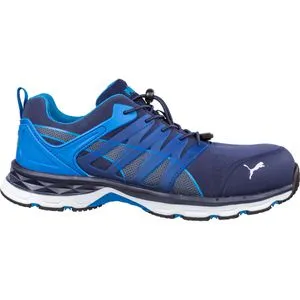 Puma Safety Halbschuh Velocity 2.0 Blue Low 643850 - Größe 43 - Halbschuhe mit Sicherheitsstandard, ideal für Arbeiten in gefährlichen Umgebungen, bieten optimalen Komfort und Schutz.