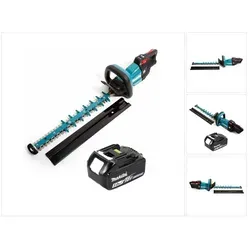 Makita DUH 502 T1 Akku Heckenschere 18 V 50 cm - Heckenschere mit 50 cm Schnittlänge, leistungsstark und kabellos für eine mühelose Gartenpflege. Akku 5,0 Ah inklusive, ideal für präzise Schnitte.