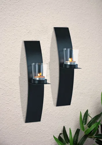 Kerzenständer Schwarz von Gravidus