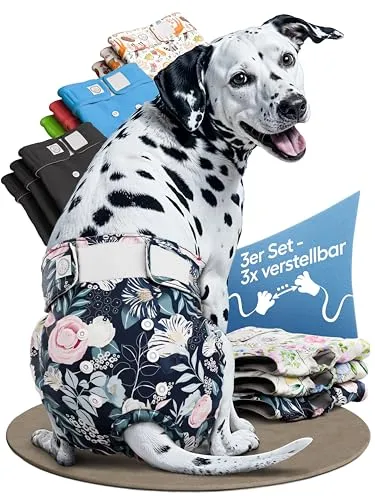 HUND IST KÖNIG Hundewindeln für Hündinnen (3 Stück) von HUND IST KÖNIG