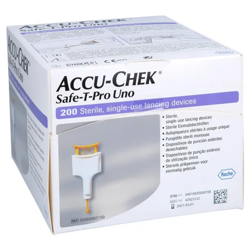 Accu-Chek Safe T pro Uno II Lanzetten 200 ST