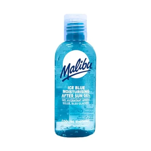 Malibu Sun After Sun Care, kühlendes und beruhigendes Feuchtigkeitsgel, eisblau, 100 ml