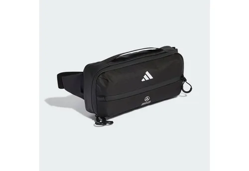 adidas MERCEDES - AMG PETRONAS F1 Bauchtasche - Stylische Bauchtasche aus 100 % recyceltem Polyester. Strapazierfähiges Ripstop-Material und praktische Reißverschlusstasche für den täglichen Einsatz.