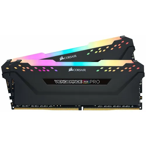 Corsair Vengeance RGB Pro 16GB DDR4 3200MHz - RGB-Perfektion für Gamer - Arbeitsspeicher mit 16GB (2x8GB) für hohe Leistung und individuelles RGB-Design. Ideal für Gaming und kreative Anwendungen, optimiert für Intel- und AMD-Systeme.