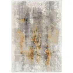 Produktbild Musterring Webteppich, Grau, Textil, Abstraktes, rechteckig, 133x200 cm, für Fußbodenheizung geeignet, pflegeleicht, Teppiche & Böden, Teppiche, Webteppiche