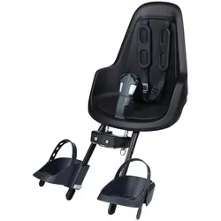 Bobike Fahrradkindersitz One Mini für vorne, max. 15 kg, schwarz