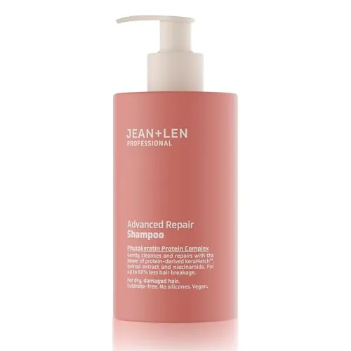 Jean & Len Shampoo Professional Advanced Repair, reparierendes Haarshampoo für trockenes & geschädigtes Haar