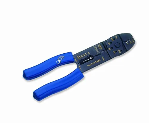 ViD Crimpzange Werkzeug für isolierte/unisolierte Adernhülsen Kabelschuhe für den Klemmbereich 0,25-6 mm²