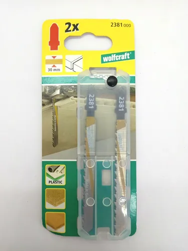 Wolfcraft Stichsägeblatt HCS, T-Schaft, 75mm Länge von wolfcraft