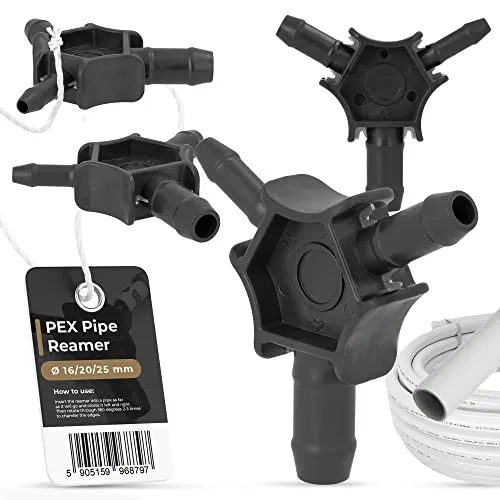 PEX Rohr Reibahle 16/20/25 Expander Kalibrator Fräser Fase Werkzeug Rohr Rundung Reiben Fasen Schneiden Kalibrieren Rohrkalibrator Kalibrierungswerkzeug