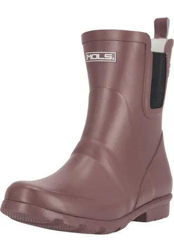 MOLS Suburbs W Gummistiefel wasserdicht rot 36 EU - Stiefel in knöchelhoher Form, aus wasserdichtem Naturkautschuk, ideal für nasse Tage und sportliche Aktivitäten. Perfekt für Outdoor-Abenteuer!