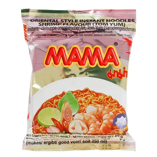 Mama Instantnudeln Tom Yum Shrimp 60g Mama Tom Yum Nudelsuppen instant noodles