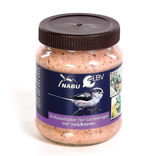 Cj Wildbird Erdnussbutter Vogelfutter mit Waldbeeren, Fettfutter für Wild-& Garten Vögel