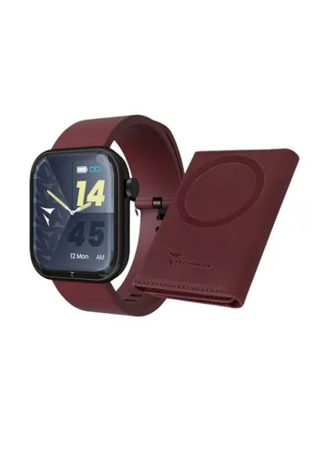 Techmade Smartwatch Glam mit KI – Smartwatch (TechS) Bundle-Pack - Erleben Sie die Zukunft der Armbanduhren mit integrierter Künstlicher Intelligenz. Personalisierte Einblicke und smarte Funktionen machen diese Uhr zum idealen Begleiter im Alltag.