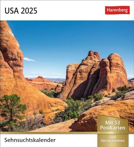 USA Sehnsuchtskalender 2025 von Harenberg