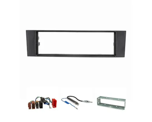 tomzz Audio Radioblende Set passt für Audi A3 A3 Sportback 8P 8PA schwarz mit Akti Autoradio