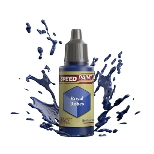 The Army Painter Speedpaint Royal Robes 2.0, Single Modellbau Acrylfarbe 18ml Einschichtige Lackierlösung Für Fantasy Tabletop Miniatures Like Warhammer 40k Figuren und DnD Miniatures