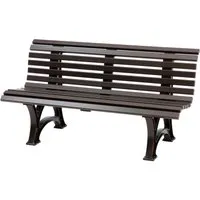 PROREGAL® Gartenbank Jamaika, 3-Sitzer, Braun von Proregal