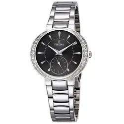 Armbanduhr Mademoiselle Festina Damen - Elegante Damenarmbanduhr aus 316L-Stahl, wasserdicht bis 5 ATM, mit 24 Monaten internationaler Garantie – ideal für stilbewusste Frauen.