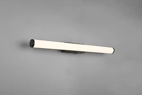 lightling LED Wandleuchte Leo, IP44 - Moderne Badleuchte in schwarz matt, ideal für Wand und Spiegel. Mit warmweißer LED-Beleuchtung, 450 Lumen und 30.000 Stunden Lebensdauer – perfekt für energieeffizientes Licht im Badezimmer.