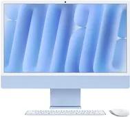 APPLE iMac Z1EP 23,5 Zoll - Leistungsstarker All-in-One-PC - PC-Systeme mit 10-Core CPU und GPU, 16GB RAM und blitzschneller 256GB SSD für kreative Profis und Multitasking.