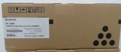 Kyocera TK-150 (TK150K) - schwarzer Toner für gestochen scharfe Ausdrucke - Toner für KYOCERA FS-C1020MFP, klimaneutral und für bis zu 6.500 Seiten geeignet. Umweltbewusst drucken mit CO2-neutralem Originaltoner von KYOCERA.