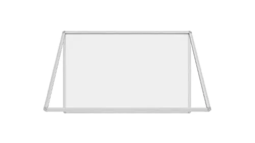 ALLboards Whiteboard Schaukasten 90x60 cm mit Alurahmen - Warenpräsentation: Robuster Schaukasten mit sicherem Verschluss und magnetischer, trocken abwischbarer Oberfläche für vielseitige Nutzung im Innenbereich.