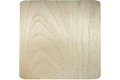 Rayher 62867505 MDF Board furniert, 40x60x2,5cm, inkl. Aufhänger, Natur