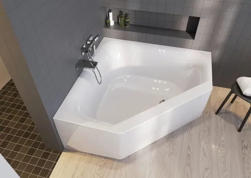 Riho Austin Plug & Play Rechteckbadewanne 1450 x 1450 mm von RIHO