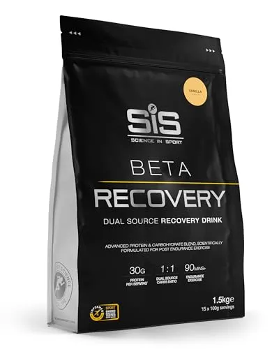 Science in Sport BETA Recovery Pulver 1,5 kg Vanille in beige von Science in Sport